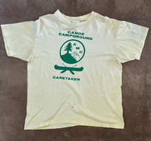Vintage “Canoe Campground Care Taker” Appalachian Mountain Club tee|XL