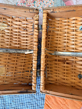 60’s Wicker Basket Turn Lock Purse
