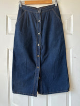 Vintage Charlotte Ford Long Denim Skirt|S