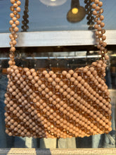 Vintage Ann Robin Beige/Peach Beaded Purse