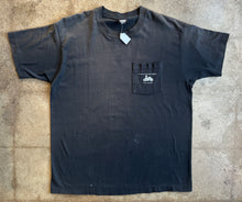 Vintage V-Twin Supermarket Custer Washington Biker Pocket Tee|XL