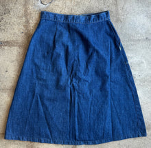 Vintage 1970’s Super Blues Long Denim Skirt|Waist Size 28”