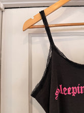 80’s Sleeping Beauty Cropped Lace Trim Tank | medium