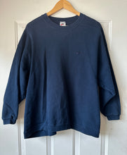 Vintage Nike Navy Blue Sweatshirt|Large