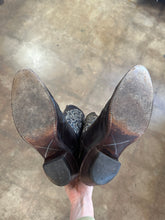 Vintage dark brown Justin cowgirl boots|size 8.5