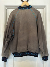 Vintage 90s Walls Mountain Southwestern Canvas Bomber Jacket|Large