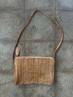 Vintage tan eel skin purse