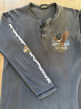 Vintage Harley Henley long sleeve tee | medium