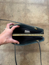 Vintage 80s Judith Leiber Reptile Purse in Deep Teal