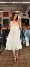 Antique Edwardian Cotton Crochet Slip | sm/m