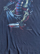 Vintage 1989 Dragon Fantasy Art Graphic Tee|Large