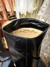 Vintage 80’s Black Leather Knee High Boots | 8.5