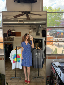 30’s 40’s cold rayon dress | small