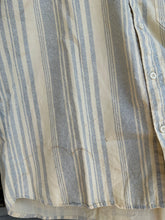 Vintage Cotton Stripe Button Down|XL