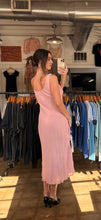 90’s Newport News Rose Beaded Bias Cut Maxi Dress | size 12
