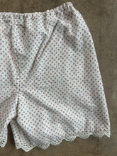 Vintage Cotton Floral Bloomer Shorts|Medium