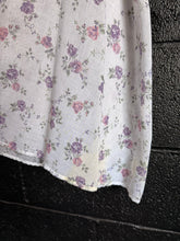 70’s Oops California Sheer Floral Prairie Dress | xs/sm