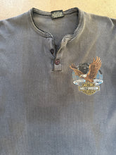 Vintage Harley Henley long sleeve tee | medium