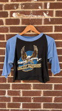 80’s Harley Davidson Cropped Tee | Size Small
