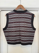 Vintage Theomiles stripe knit vest | sm/m