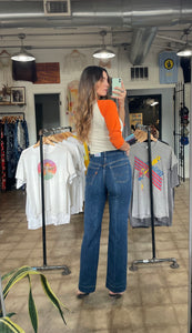 Early 80’s high waist orange tab Levi’s | waist 27"