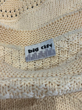Vintage Cream Knit Sweater | Size Medium