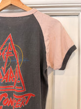 Vintage 80’s Def Leppard Raglan Concert Tee | small