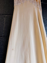 Vintage 30’s Peach Rayon Slip Gown | xs/sm