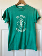 Sea School MCRD San Diego Vintage Tee Seahorse/anchor graphic|S