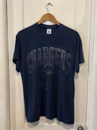 Vintage Chargers Thin Navy Blue Tee | Tag Size Large