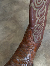Vintage Tony Lama Brown Snakeskin Boots|9.5 D