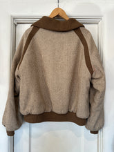 Vintage William Barry vintage houndstooth jacket with a sherpa lining