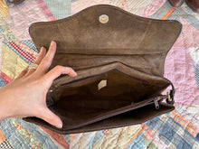 Vintage 80’s dark brown eel skin purse