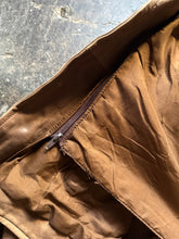 Vintage Diamond Leather light brown leather moto jacket | M
