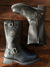 Vintage 90s Harley Davidson Leather Biker Boots|size 8C