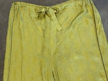 Vintage Yellow/Gold Silky Loungewear Novelty Chief Print Pants