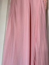 90’s Newport News Rose Beaded Bias Cut Maxi Dress | size 12