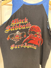 Vintage 70’s 80’s Black Sabbath cut off raglan tee | large