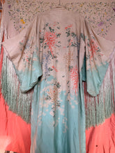70’s Japanese Pastel Ombré Silk Kimono