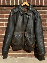 70’s 80’s Schott Type A-2 Brown
Leather Flight Jacket|XL