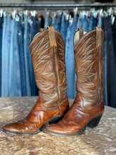 Vintage Dan Post Eel Cowboy Boots- women’s 8.5 narrow