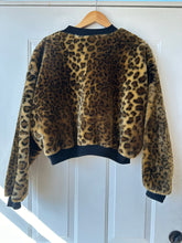 Vintage leopard print crop jacket
