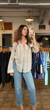 Vintage 70’s Thomaston Stripe Button Up Shirt | Large