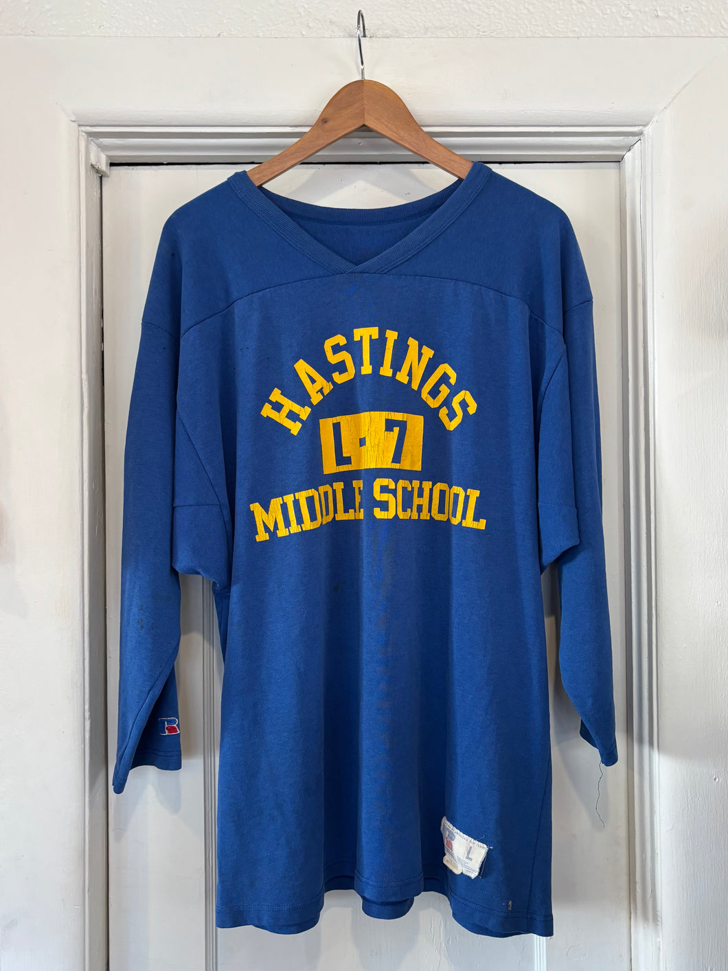 Vintage Hastings Middle School Jersey | Tag Size Large