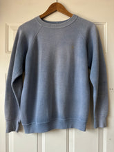Vintage Faded Steel Blue Crewneck Sweatshirt|size medium