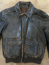 70’s 80’s Schott Type A-2 Brown
Leather Flight Jacket|XL