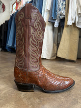 Vintage Tony Lama Brown Snakeskin Boots|9.5 D