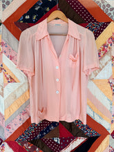 1930s Barbizon Lazy Mary rayon crepe pajama set | M/L