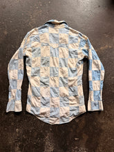 Vintage 70’s Chambray Patchwork Shirt | small