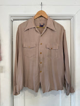 50’s National rayon loop collar shirt | large